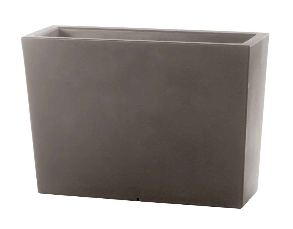 Cheonda - Teraplast Schio Cassa Blumenkasten, 50 cm, aus 100% Kunststoff, Cappuccino