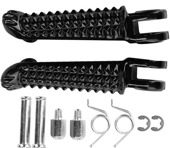 Sostegni per piedi di alta qualità in alluminio - Sostegni per piedi pieghevoli - Accessori per motocicletta - Sostituzione diretta - Facile da installare - Design moda - Pedale motociclistico