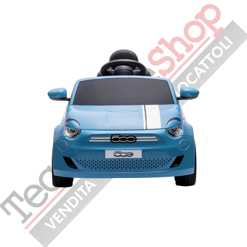 Tecnobike Shop Auto Elettrica per Bambini Fiat 500e 12V-Blu