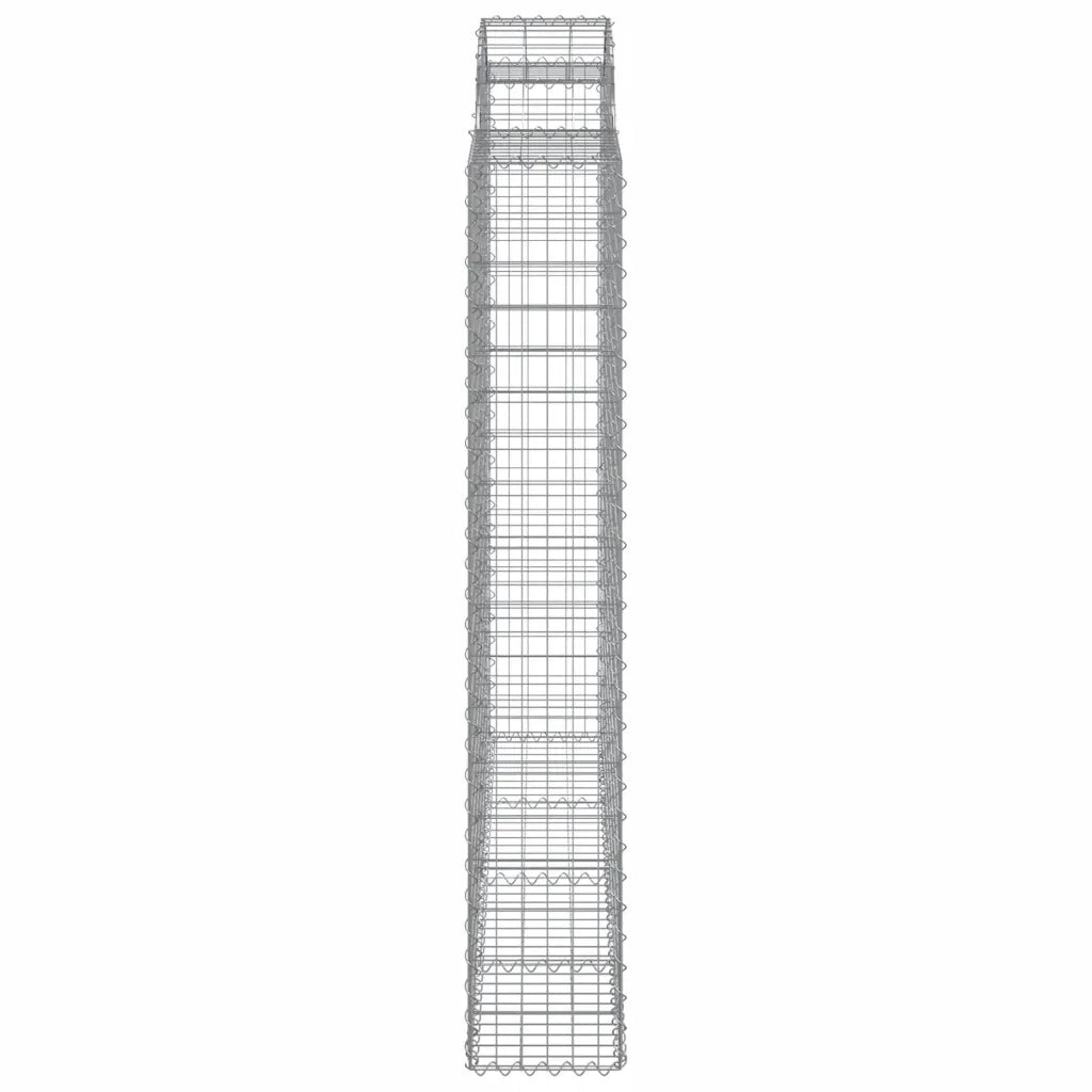 Cesti Gabbioni ad Arco 2 pz 200x30x180/200 cm Ferro Zincato