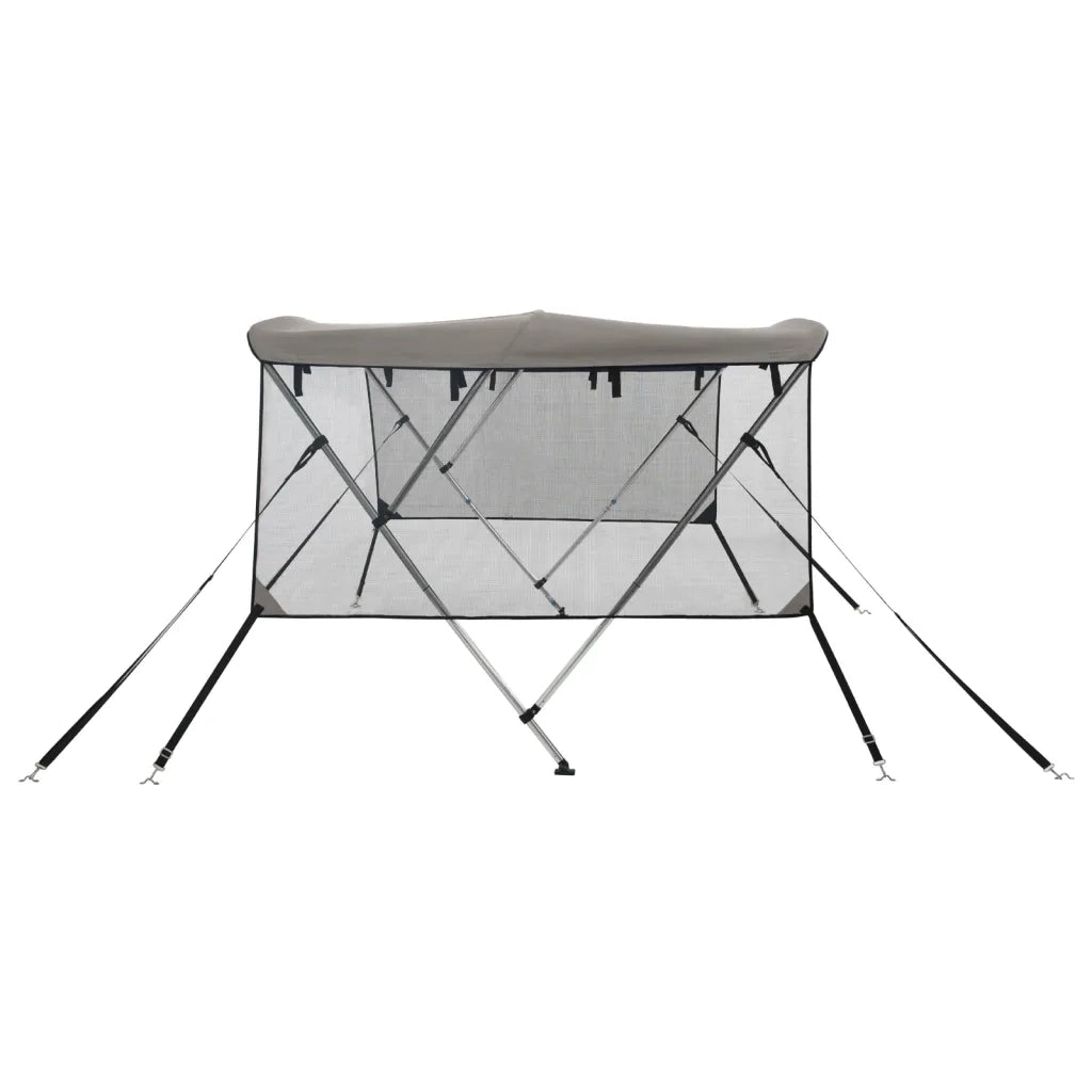 Bimini di Prua Pareti Laterali Rete 3 Archi 183x(137-152)x137cm