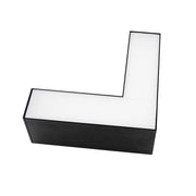 Trade Shop - Lampada Di Raccordo Connettore A L Per Lampadario 12w Luce Selezionabile Cct Ll57-l-3c - Nero