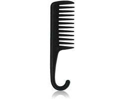 Spazzola per capelli extra grande - strumento morbido per sciogliere - adatto per capelli ricci/capelli naturali - materiale ABS duraturo - con anello di fissaggio - design igienico - spazzola per capelli