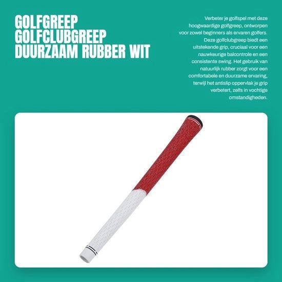 Manico Antiscivolo per Golf - Pizzo in Gomma Resistente - Lunghezza 12,5 cm