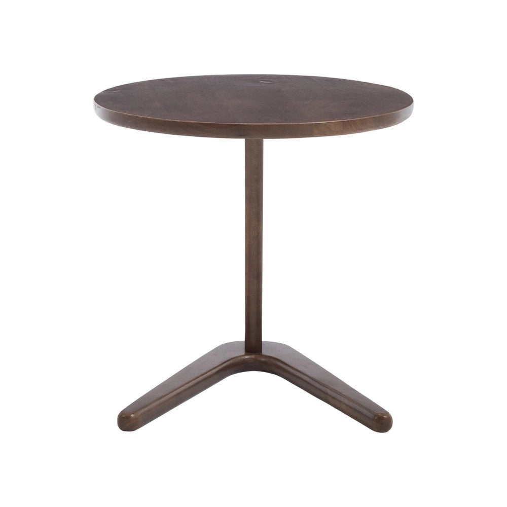 Tavolino da Salotto Rotondo in Legno Massello ¨C MINIMAL ¨C Design Moderno, Gambe in Metallo