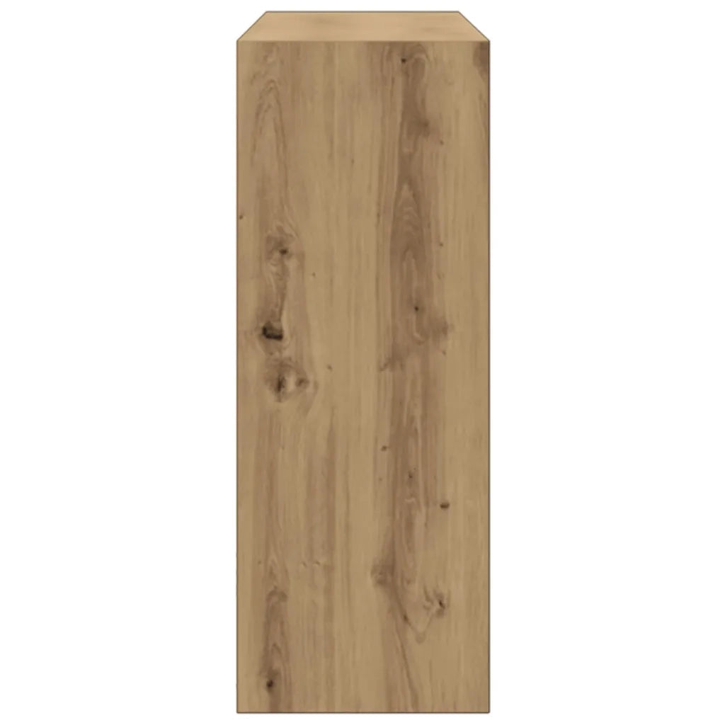 vidaXL Tavolo Consolle Rovere Artigianale 78x30x80 cm in Truciolato