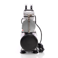 Compressore per aerografo AF189, monocilindro con serbatoio aria e pressione massima di 6 bar