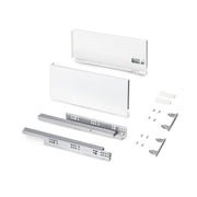 Cassetto esterno Protone 30kg, guide di estrazione totale con una chiusura soft, altezza 178mm, profondità 400mm, Acc..