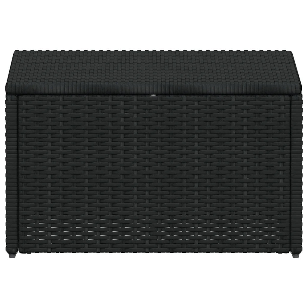 Set Divani da Giardino 4 pz con Cuscini in Polyrattan Nero cod mxl 67181