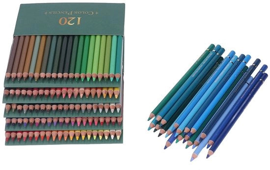 ONF3 - Penni per acquerello - Acquerelli professionali - Resistenza all'usura - 120 colori - Miscelabili - Finitura lucida - Adatto per la pittura su carta.