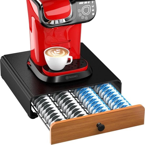 Supporto per capsule Tassimo, standard, metallo, supporto per capsule di caffè, dispensatore di capsule, standard, supporto per capsule di caffè standard, supporto per lade, supporto per pile standard.