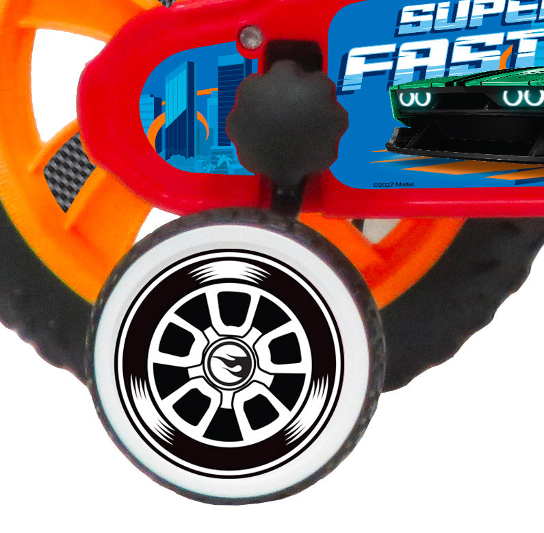 Bicicletta per Bambino 12” 1 Freno Gomme in EVA Hot Wheels Blu