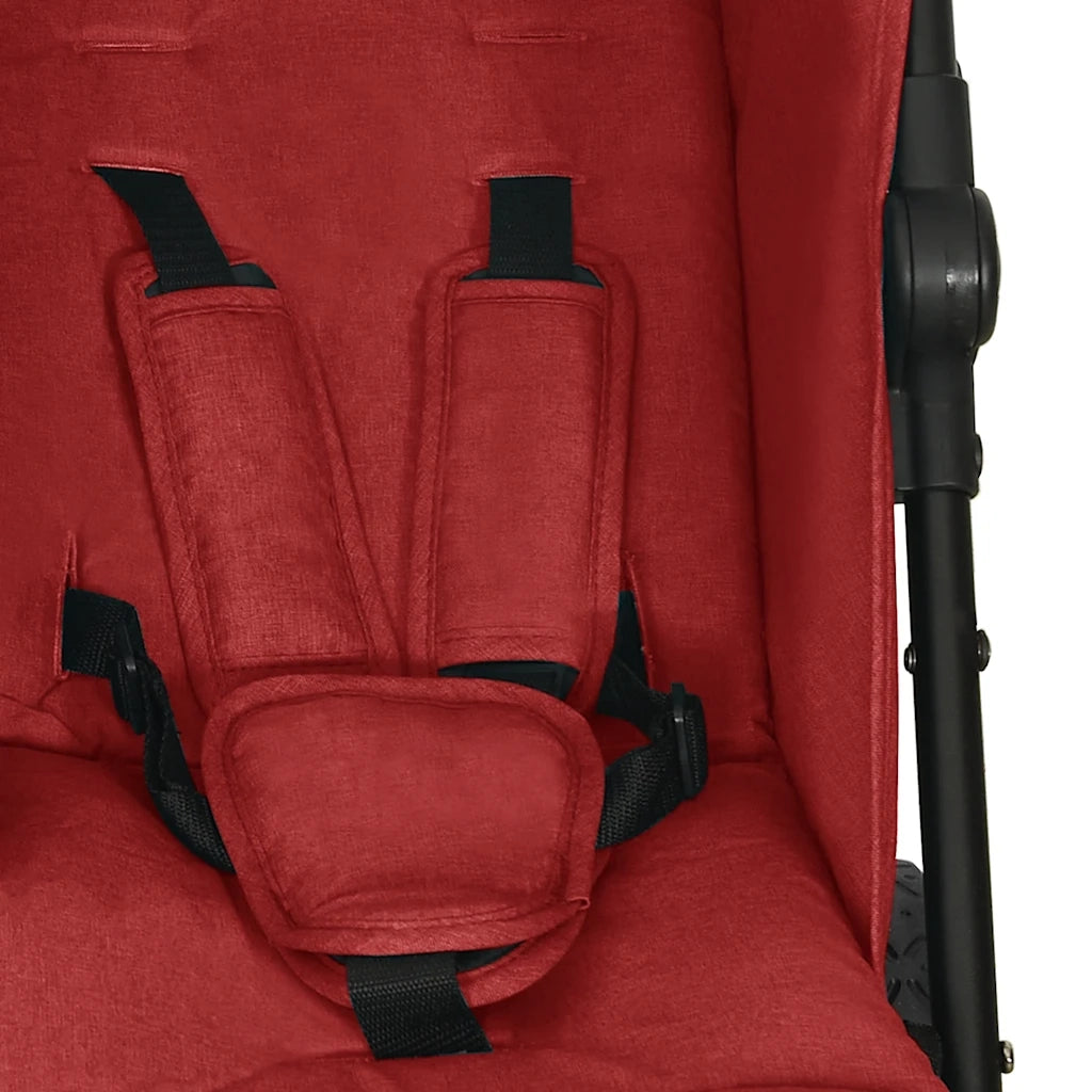 Passeggino Gemellare in Acciaio Rosso CFW6678923