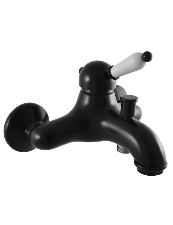 LABE miscelatore vasca a parete in ottone nero