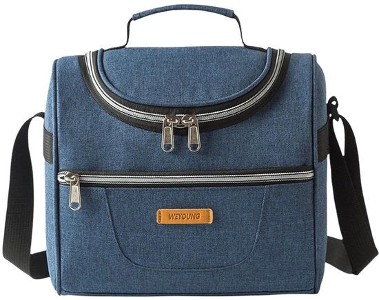 Borsa da pranzo per donne e ragazze, con cinturino regolabile, impermeabile, borsa elegante per lavoro, scuola, picnic – 11614