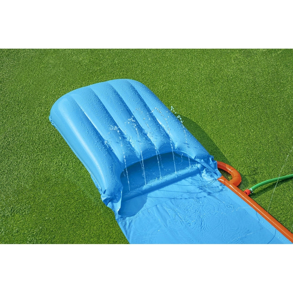 Trade Shop - Scivolo Acquatico Gonfiabile Monoposto 488 Cm Con Spruzzatori D'acqua Per Giardino 52477 -