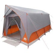 Tenda a tunnel con tetto Grigio e arancione 8 persone 42028659