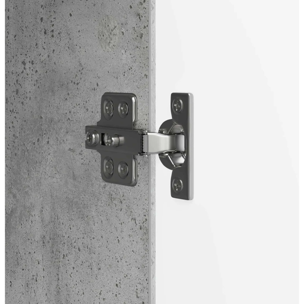 Mobile TV Grigio Cemento 99 x 34,5 x 47 cm Legno ingegnerizzato