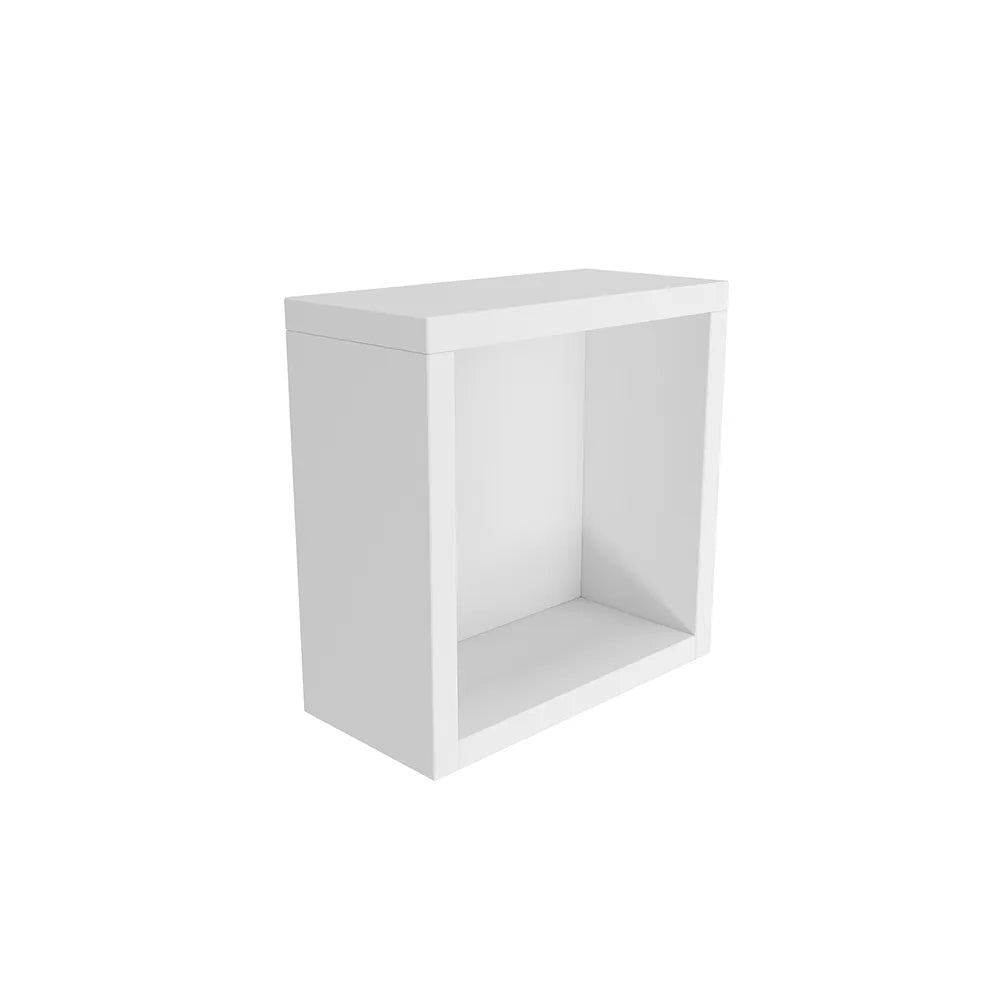 Pensile bagno sospeso a giorno 25x25cm color bianco opaco | Ardenne