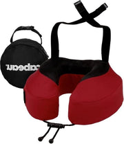 Cuscino di volo con cinturino - supporto per testa - imbottitura in schiuma di poliuretano - rivestimento in tessuto a rapida assorbimento - asciuga velocemente, cuscino di volo con supporto per testa