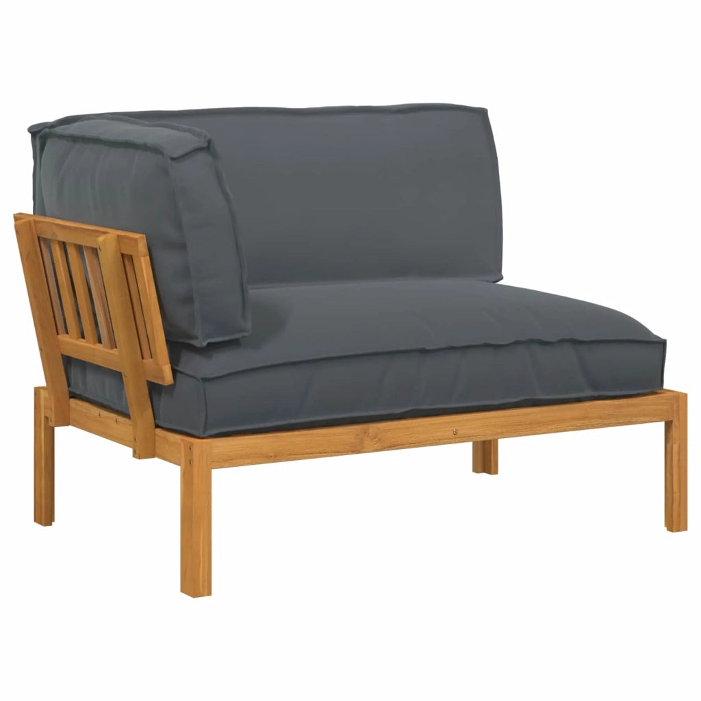 Set di divani con cuscino Antracite 133 x 92 x 69 cm