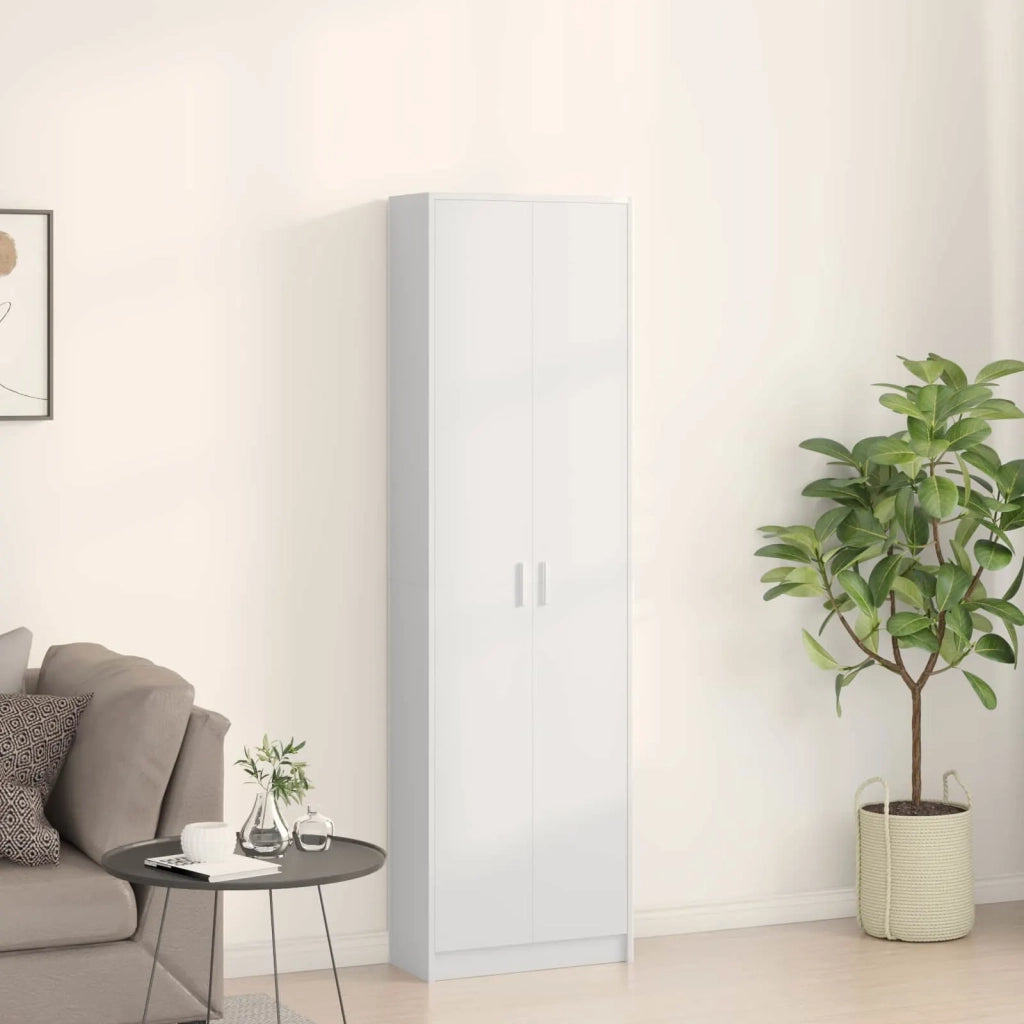 Guardaroba con porta Bianco 55 x 25 x 189 cm Legno multistrato CFW8990498