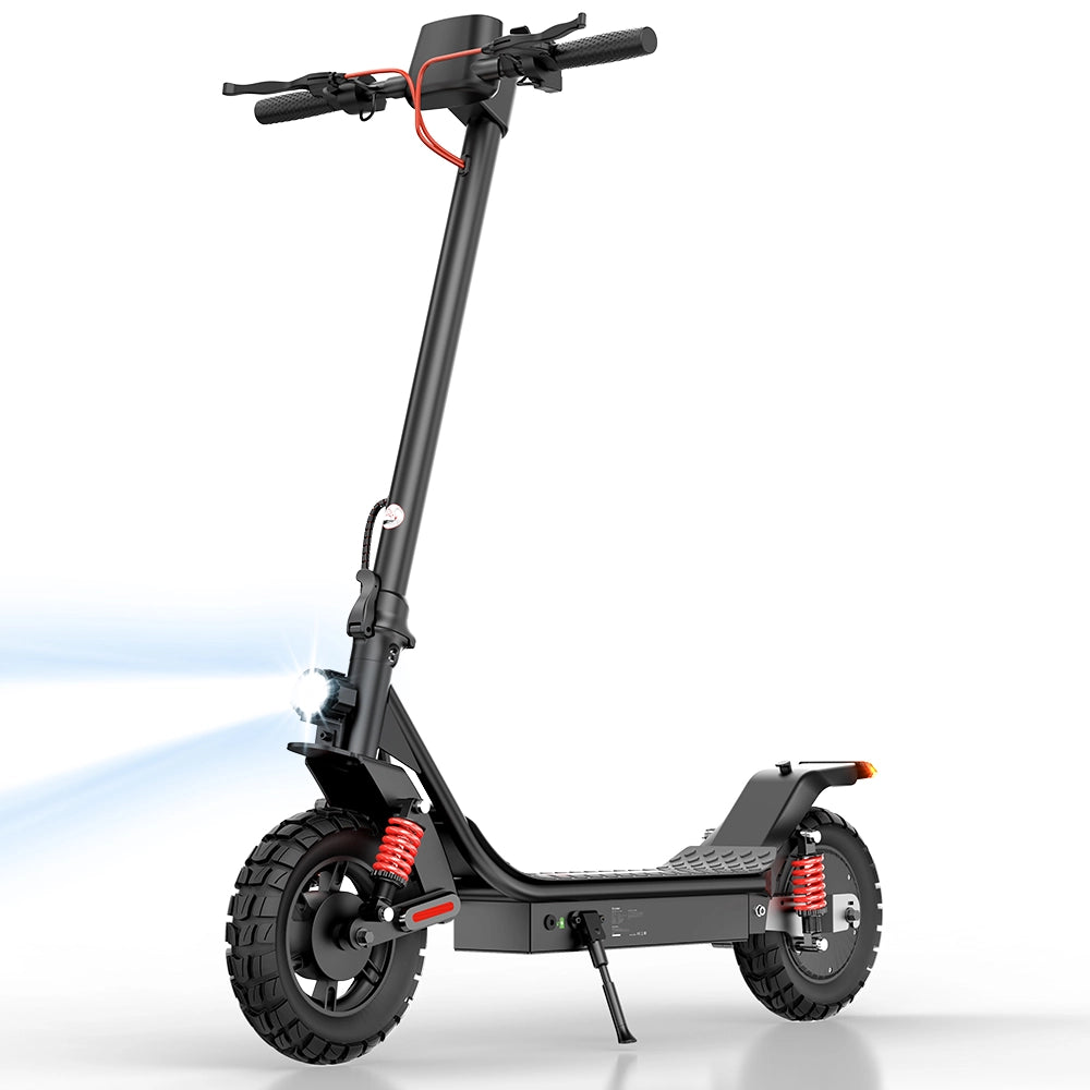 Monopattino elettrico i10Pro batteria 15Ah autonomia 50-60 km pneumatici 10 pollici fuoristrada doppia sospensione freni tripli display LCD e app nero