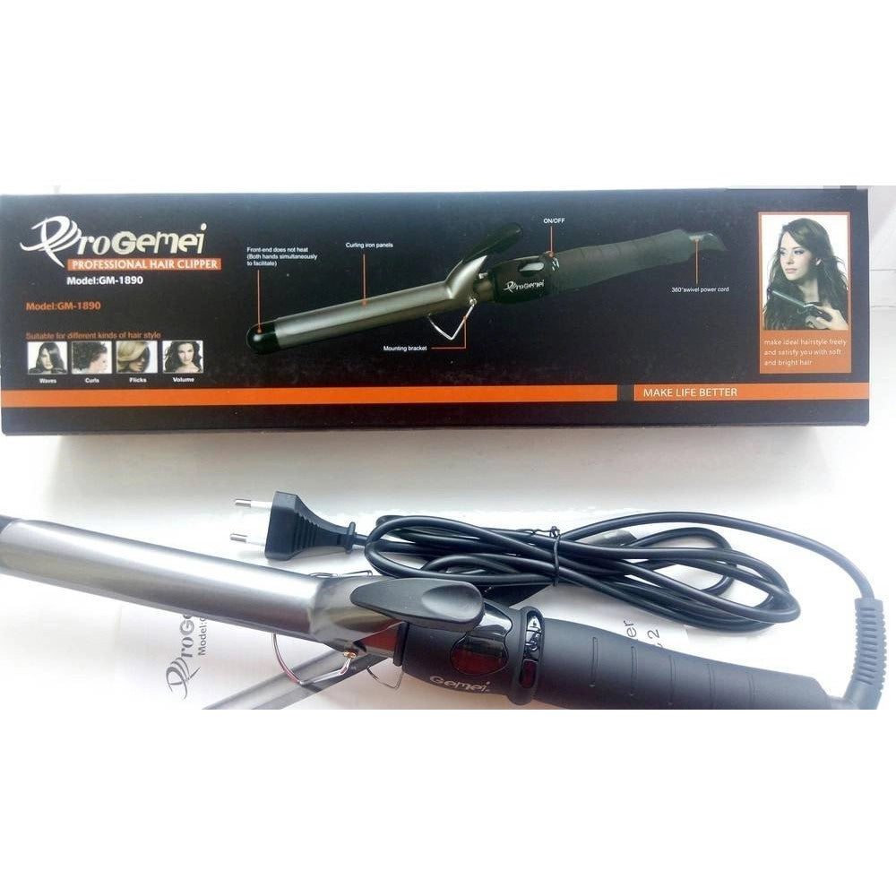 Trade Shop - Piastra Arricciacapelli Professionale In Ceramica Tormalina Gm-1890 Termostato -