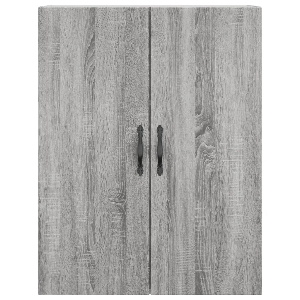 Mobile a Parete Grigio Sonoma 69,5x34x90 cm Legno Multistrato 834984