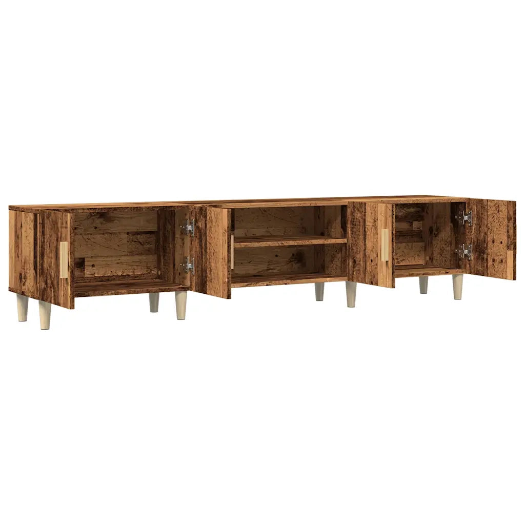 vidaXL Mobile Porta TV Legno Antico 180x31,5x40cm in Legno Multistrato