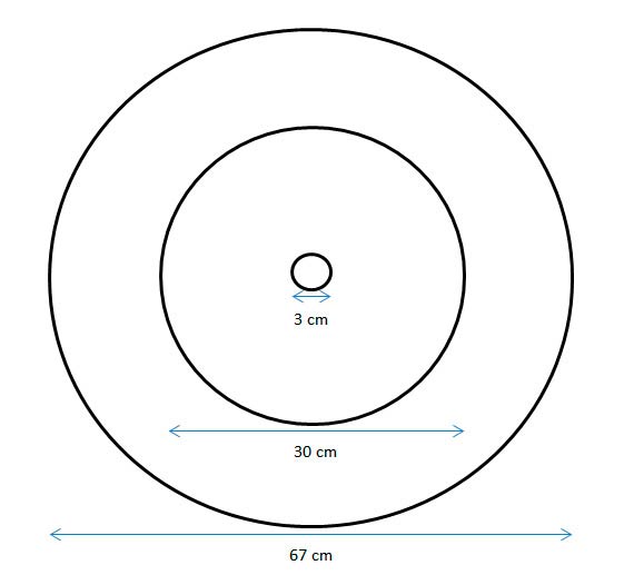 Sfera Cascata Artificiale da Giardino con LED Ø30 cm in Acciaio Inox con Pompa