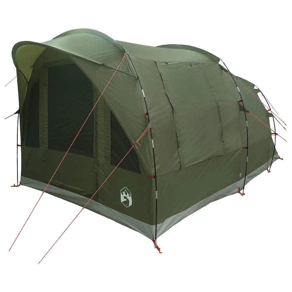 Tenda a tunnel con tetto Verde Oliva 400 x 260 x 200 cm 42029035