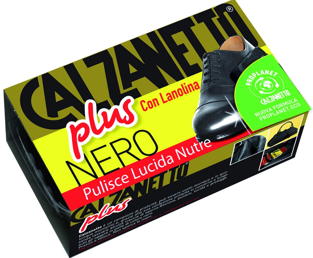 Calzanetto SPUGNA LUCIDA SCARPE PLUS Col. Nero