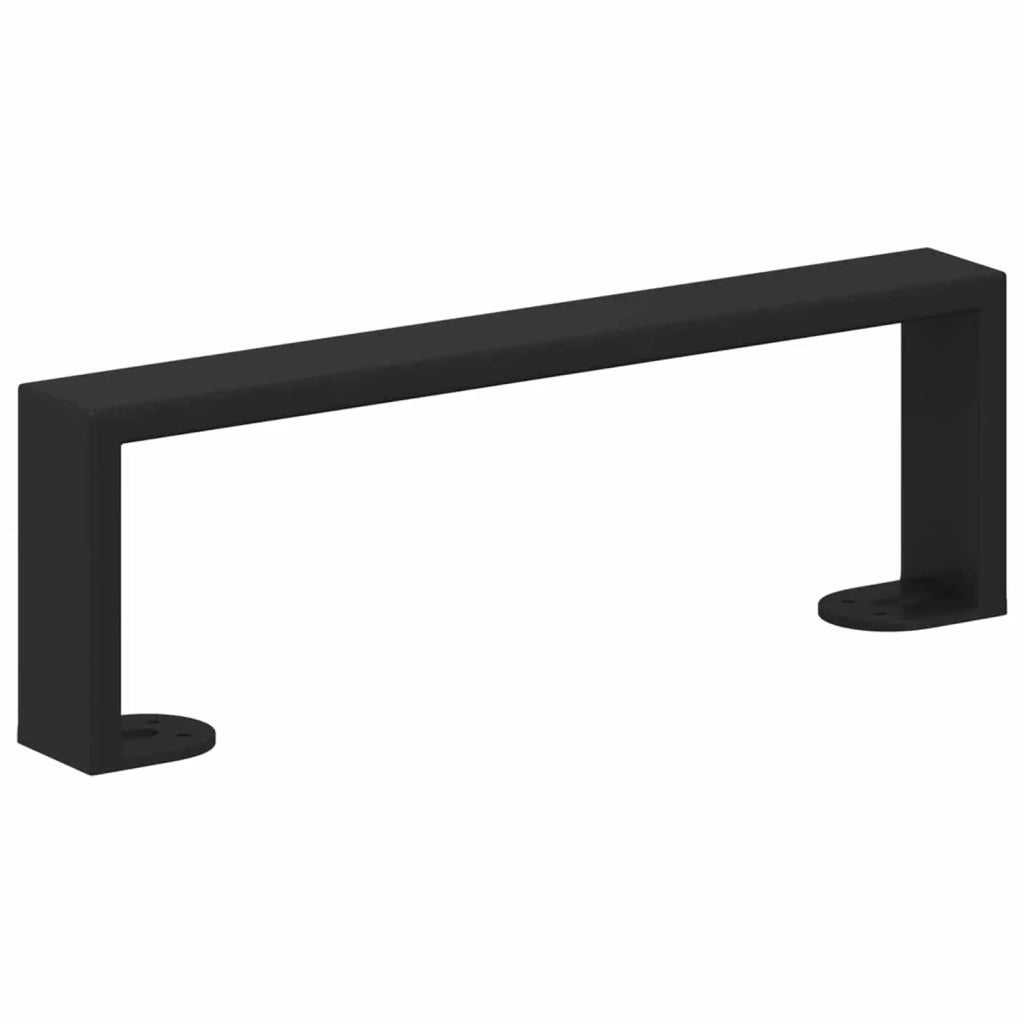 Piedini per mobili 12 pcs Nero 311 x 40,5 x 100 mm Ferro 864807