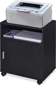 Cassettiere 3 Comparti Porta Scrivania Ufficio - Cassettiera a Soffitto HBD 57x48x34 cm Nero Blocco Lenti