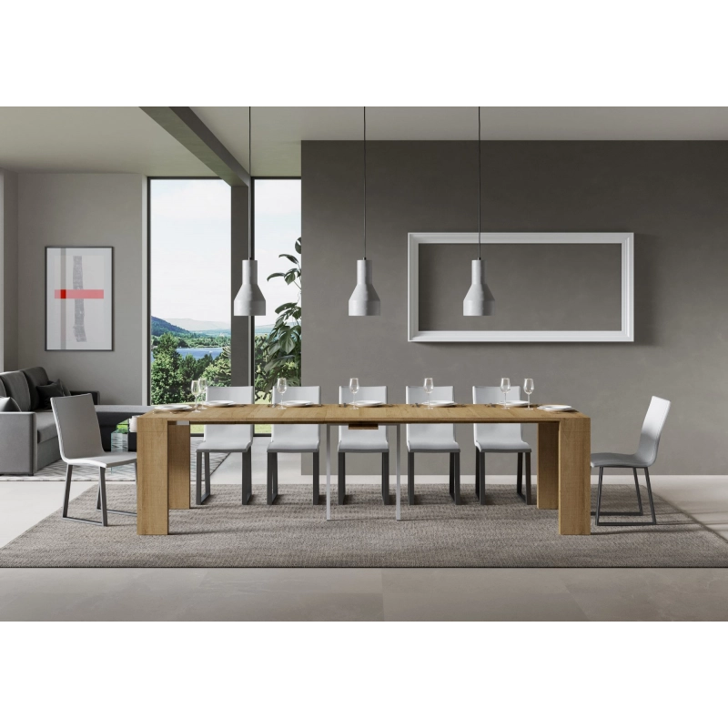 Consolle allungabile 90x40/300 cm Roxell - Quercia Natura