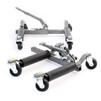 Martinetti per manovra auto con ruote Set da 2 Max 566 kg l’uno Per pneumatici larghi 30cm