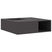Focolare Nero 100 x 100 x 30 cm Acciaio CFW5935091