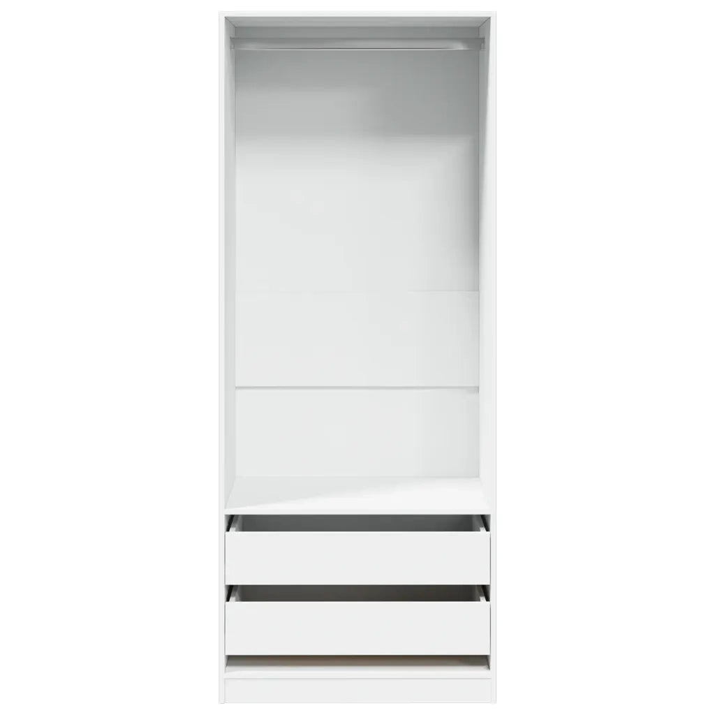 Armadio Bianco 80x50x200 cm in Legno Multistrato 3307747