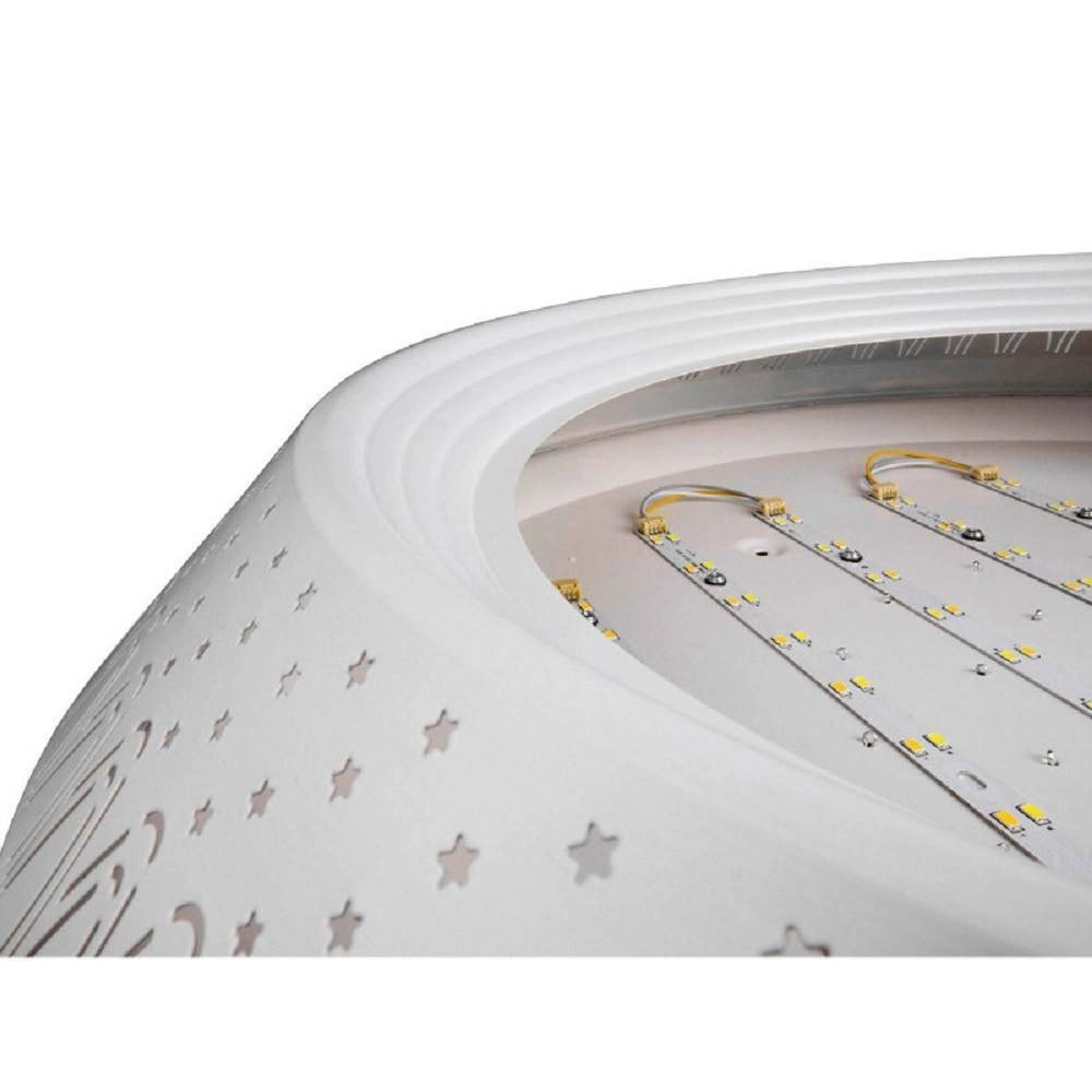 Trade Shop - Plafoniera 166 Watt Lampadario Soffitto Mille Una Notte 3 Toni Luce Telecomando -    -piccolo   -