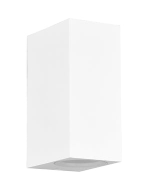 Applique da Esterno Attacco GU10 in Alluminio Pressofuso Bianco Opaco