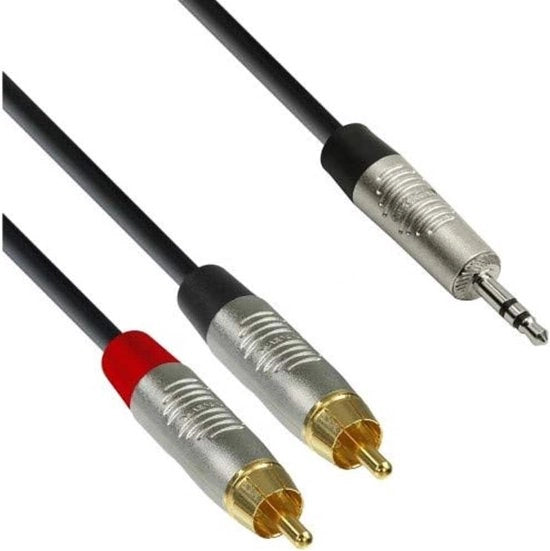 Cavo Y 2 x RCA a jack mini TRS - 6 metri di lunghezza - Cavi 4 STAR YWCC 0600