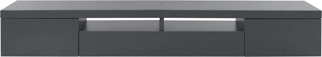 Mobile Tv 3 Ante e Ripiano a Giorno 240x40x35 cm Essential 2A 1R Grigio Antracite Opaco