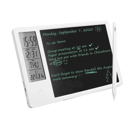 Tavolo di scrittura LCD - Agenda digitale - Prodotto desktop - Disegno ricaricabile - Blocco note - Per scuole e uffici - Modello ZH-10
