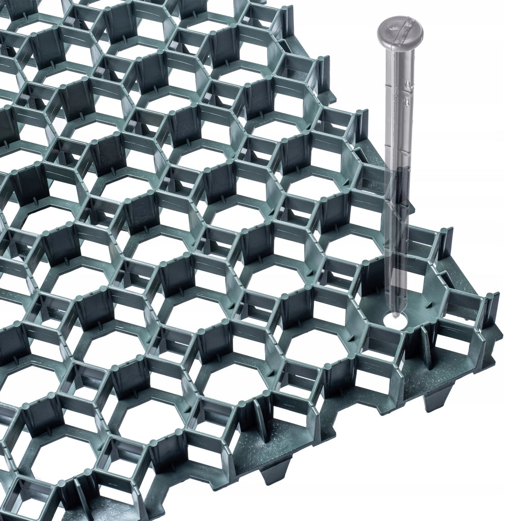 Griglia di parcheggio KADAX Geogrid per prato 50x50x3,5 Parcheggio da giardino 530 T/M2