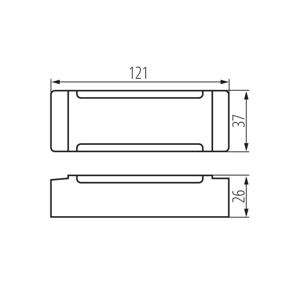Alimentatore LED incasso 40W 12V IP67 Kanlux TRETO
