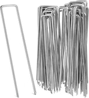 Haken per terra | Accessori per giardino | Inox | Haken per terra | Spaziatori U | Chiusini | Nails per terra | Tela per giardino | Tela per giardino | Accessori per campeggio | Reti per giardino | Haring per giardino - 50 pezzi.