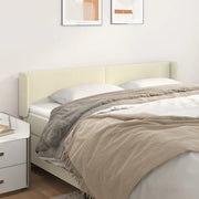 Testiera ad Orecchio Crema 163x16x78/88 cm in Similpelle 3118586