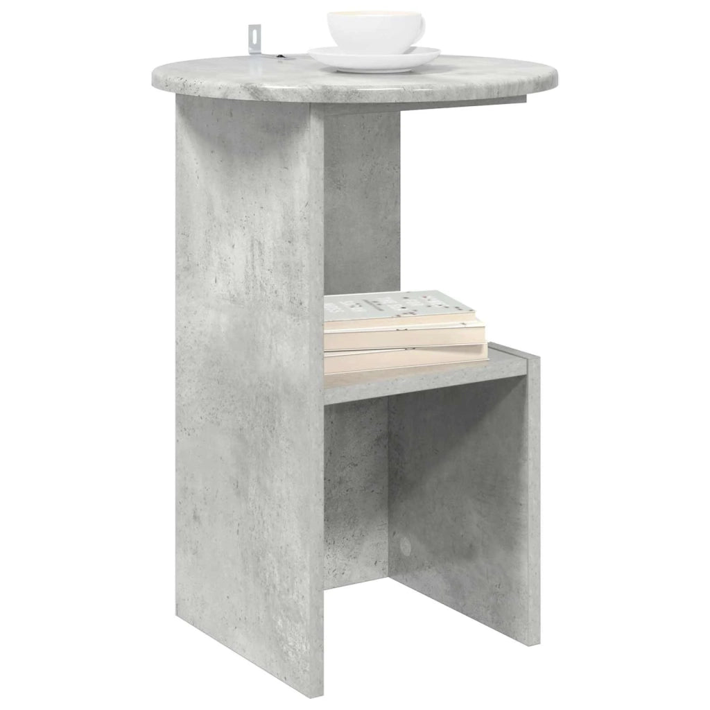 Tavolo laterale | Tavolino Grigio Cemento ? 39,5 x 55 cm