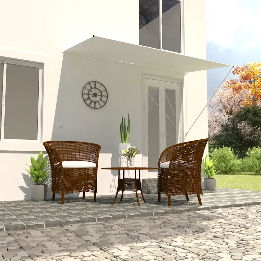 Tenda da Sole Retrattile 250x150 cm Crema 143766